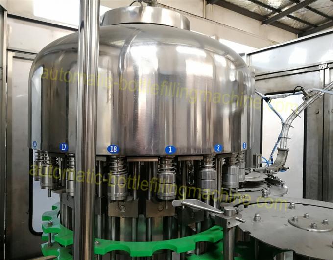Pure / Mineral Water Bottling Machine , PLC Program Control Small Scale Water Bottling Plant