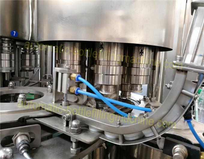 Pure / Mineral Water Bottling Machine , PLC Program Control Small Scale Water Bottling Plant