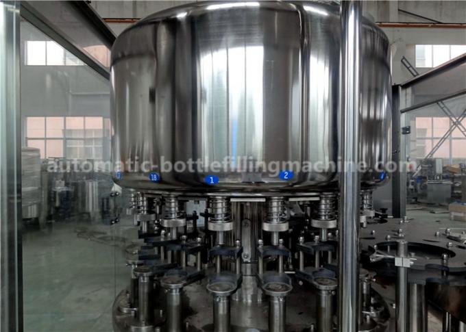PLC Control Glass Milk Bottle Filling Machine 6000BPH 500ML For Beverage Factory