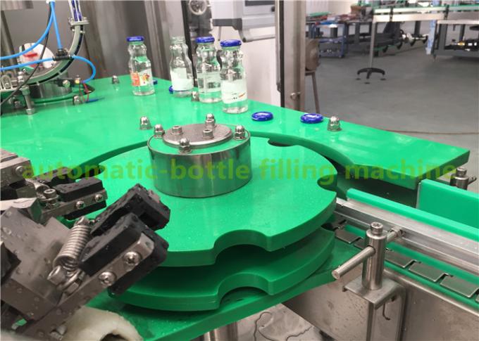 Rotary 8 Head Automatic MIlk Hot Filling Machine , Milk / Juice Packing Machine