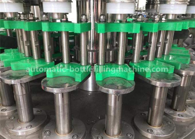 Rotary Milk Tea / Juice / Coffee Drink Glass Bottle Filling Machine , Glass Bottle Packing Machine