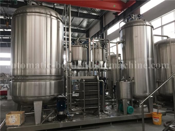 Auto Carbonated Drink Filling Machine Soda Water Making And Bottling Production Line
