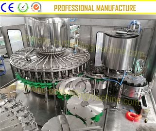 SUS304 Juice Bottling Plant 12 Capping Heads Hot Juice Filling Machine