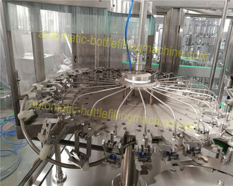 Plastic Bottle Liquid Filling Machine , Auto Sealing Industrial Bottle Filling Machine