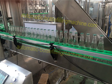 Food Safety Hygiene Glass Bottle Soda Machine 3.75KW Power Hot Fill Bottling Equipment