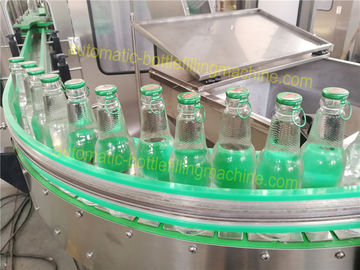 6000BPH Bottled Water Making Machine , Glass Bottle Commercial Bottling Machine