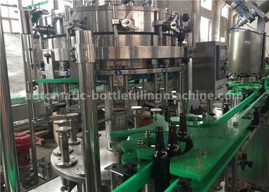 Beer / Energy Drink Glass Bottle Filling Machine 2000BPH For Small Scale Beverage Plant