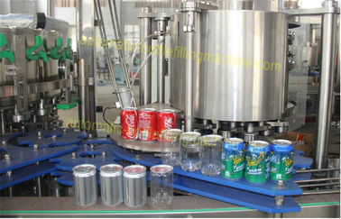 Carbonated Drink Beverage Can Filling Machine PLC Control For Aluminium Cans