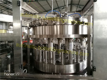 Soft Drinks Rotary Filling Machine Frequency Conversion Timing 2.2KW For Market Selling