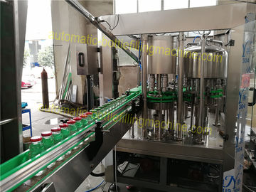Black / Green Tea Water Glass Filling Machine Adopting Clip Bottleneck Technology