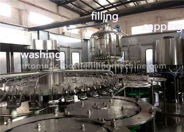 4 In 1 Liquid Bottle Filling Machine , Purified Water Filling Machines And Equipment