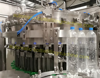 SS304 / 316 Automatic Bottle Filling Machine Carbonated Water Bottling Plant