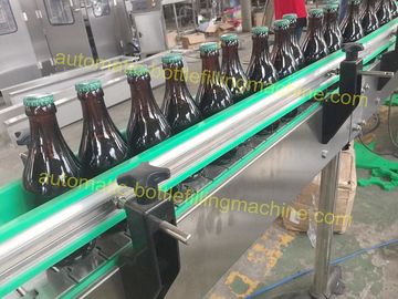 Glass Bottle Automatic Bottle Filling Machine / Beer Bottling Machine Line