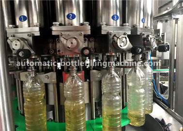 3.5Kw Rotary Sealing Sunflower Auto Oil Filling Machine 5000BPH