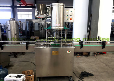 Linear Type Small Mineral Water Filling Machine , Pet Bottle Beverage Capping Machine