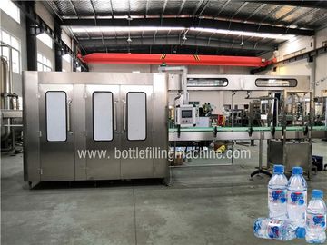 Fully Automatic Bottled Water Filling Line , Water Bottling Equipment Production Line