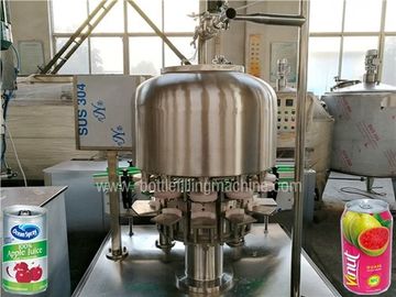 Stainless Steel Tin Can Filling Machine Commercial Fruit Juice Making Machine