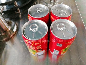 Pop Top Beverage Can Filling Machine / Can Seamer Line CE And ISO Passed