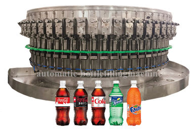 ISO Soda Water Carbonated Drink Filling Machine Capping For PET Bottle