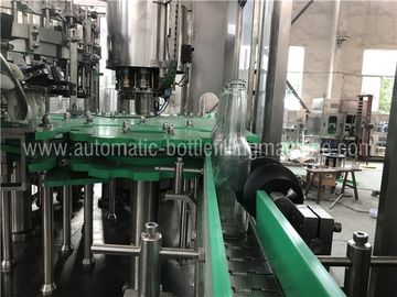 3 In 1 Glass Bottle Filling Machine With Touch Screen PLC Controller