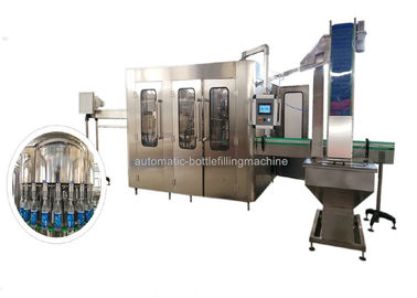 High Speed 24 Heads Mineral Water Filling Machine / Line PLC + Touch Screen