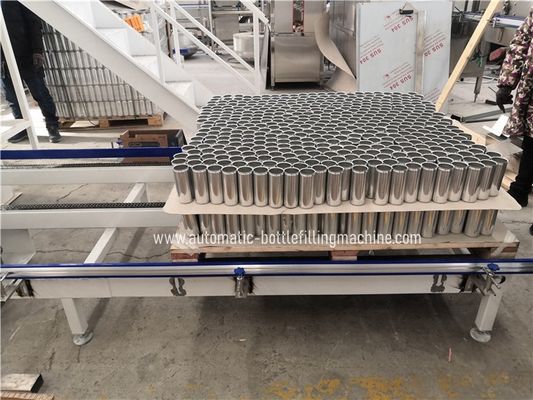 6000can/H  Empty Can Depalletizer Beverage Can Filling Machine