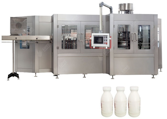 High Performance Automatic Juice Milk Filling Sealing Machine 4000BPH Touch Screen