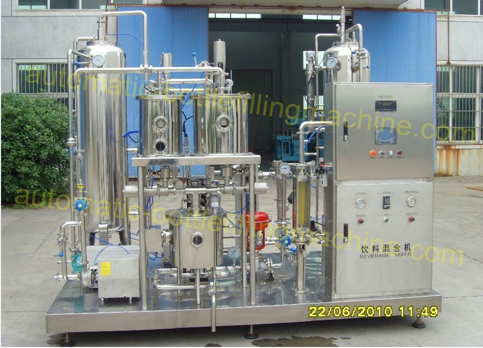 CO2 Gas Automatic Drink Mixing Machine 110T/H For Carbonated Soft Drink