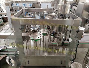 Monoblock Type Automatic Bottle Filling Machine 3000 Bottles Per Hour For Capping / Labeling