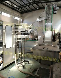 Pure / Mineral Water Bottling Machine , PLC Program Control Small Scale Water Bottling Plant