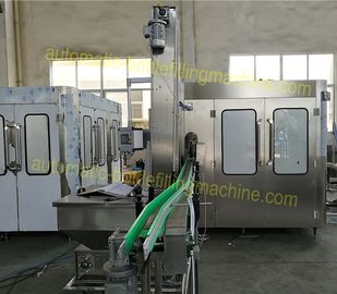 PET Bottle Carbonated Drink Filling Machine 7000BPH Multiple Functions Monoblock Filler