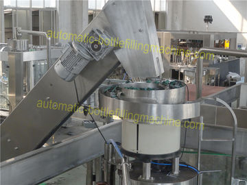 SUS304 Glass Bottling Equipment Lubricated Regularly 3 In 1 Rising Filling Seaming