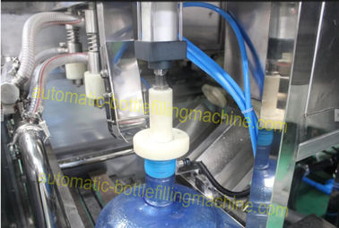 AC 380V Fully Automatic Filling Machine , Pneumatic System Water Gallon Filling Machine