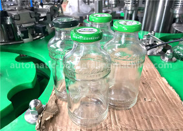 250ml Volume Glass Bottle Filling Line , 5.88KW Power Fillers For Glass Containers