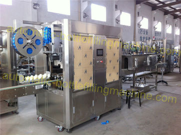 Powerful Shrink Sleeve Applicator Machine Advanced Operating System For PET Bottles