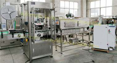 Powerful Shrink Sleeve Applicator Machine Advanced Operating System For PET Bottles