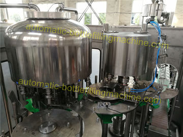 18 Rising Heads Fruit Juice Production Line , 150ml - 2000ml Hot Fill Bottling Equipment