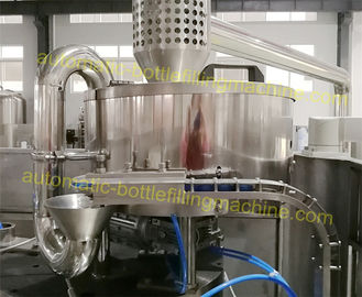 SS304 / 316 Automatic Bottle Filling Machine Carbonated Water Bottling Plant