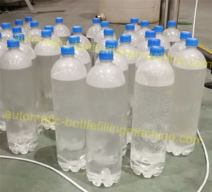 PLC Control Soft Drink Bottling Plant , Carbonated Soft Drink Making Machine