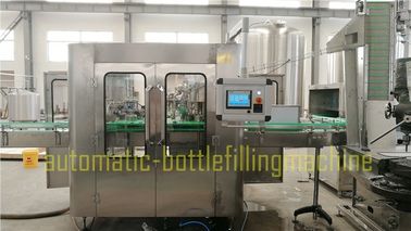 Automatic Bottle Filling And Capping Machine , Glass Bottle Washing Machine