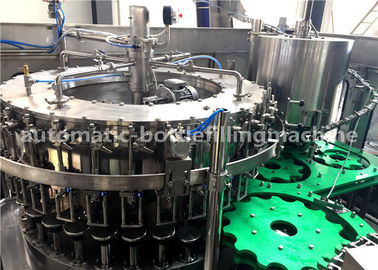 Carbonated Soda Beverage Glass Bottle Filling Machine / Packaging Equipment