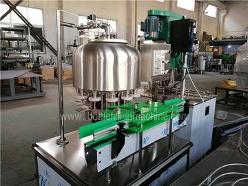 SUS304 Beverage Can Filling Machine / Tin Can Sealing Machine For Juice , Tea Drink