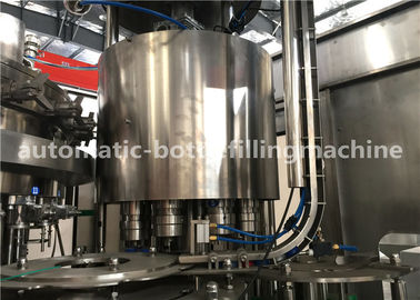 Soft Carbonated Drink Filling Machine , Low Noise Soda Water Bottling Line