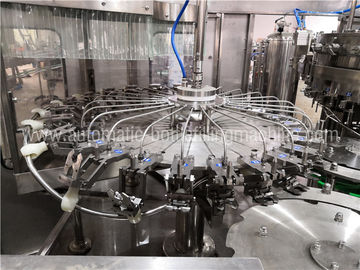 Sparkling Mineral Water Production Line , Lemonade Mineral Water Bottling Plant