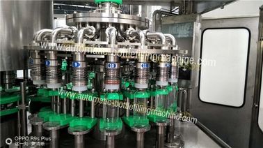 Automatic Juice Flavor Glass Bottle Filling Machine , Water Bottling Equipment / Line