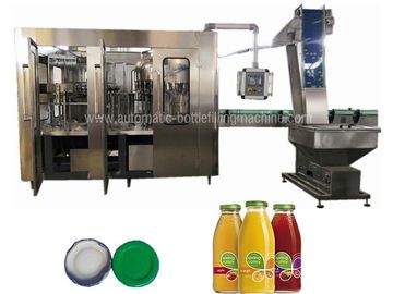 Ss Glass Bottle Filling Machine Automatic Industrial Juice Making Machine Low Noise