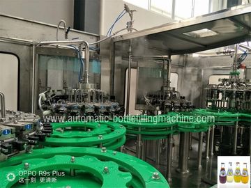 Ss Glass Bottle Filling Machine Automatic Industrial Juice Making Machine Low Noise