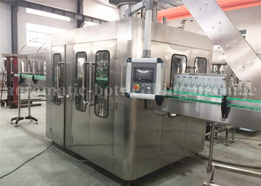 Automatic 500ml Glass Bottle Filling Machine , Carbonated Energy Drink Filling Machine