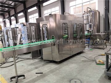 3000 BPH Fruit Juice Packaging Machinery , Rinsing Pulp Filling Plant