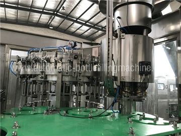 Juice Glass Bottle Filling And Capping Machine , Mineral Water Glass Filling Machine